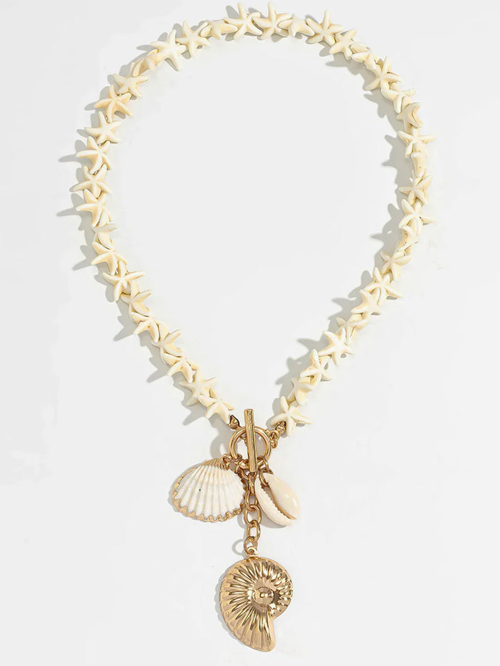 Bohemian Style Pendant Beaded Necklace