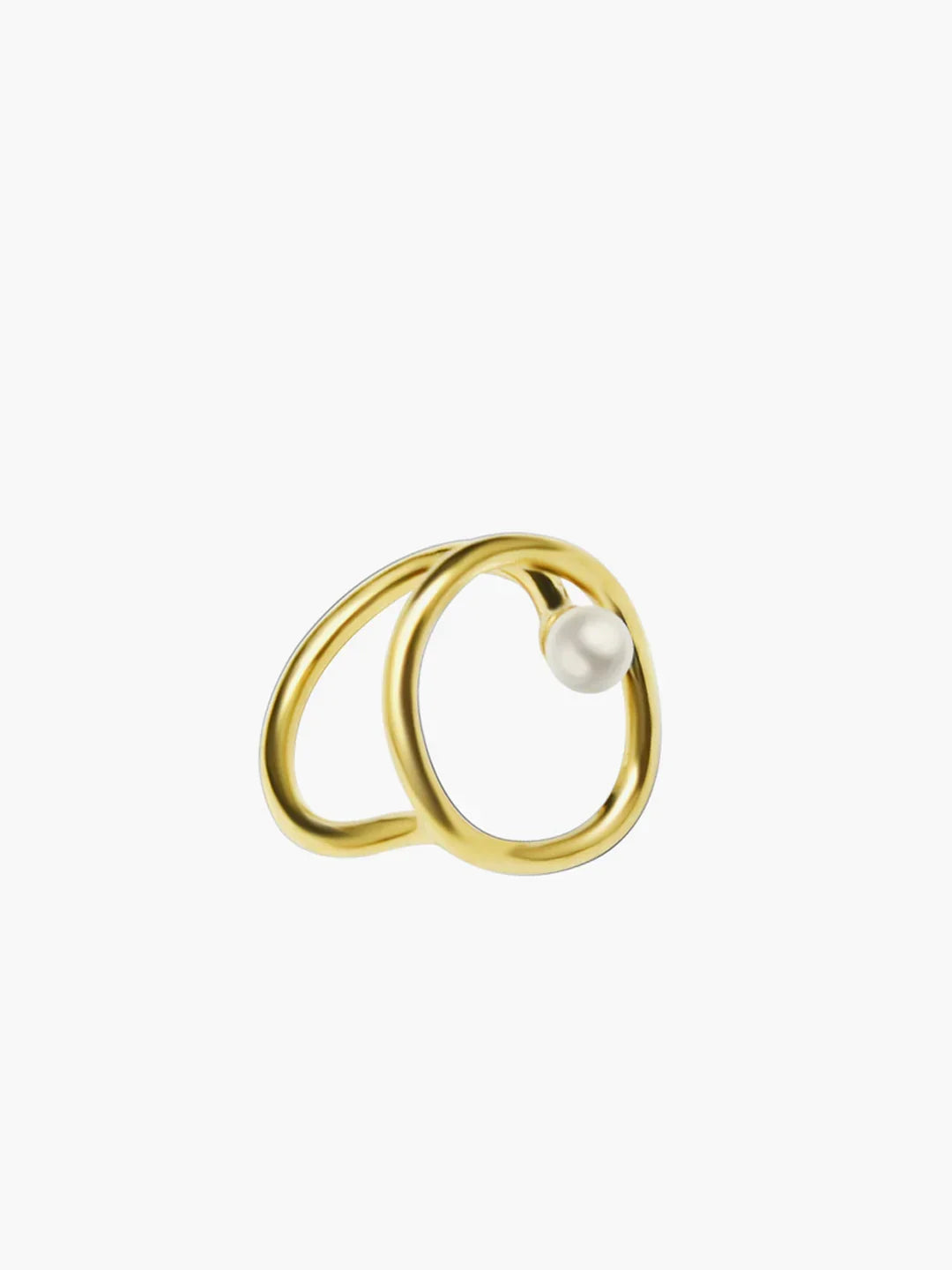 Halo Touch Freshwater Pearl Ring