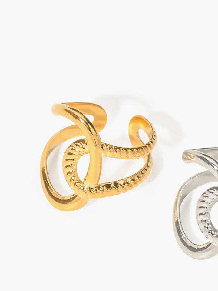 Sculpted Loop Statement Ring