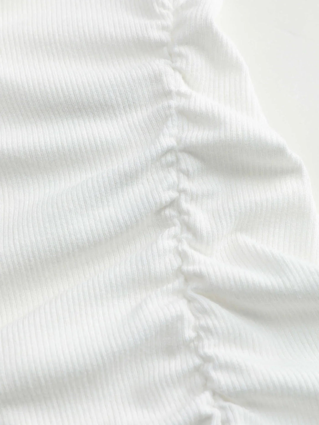 Solid Asymmetrical Neck Long Sleeve Top