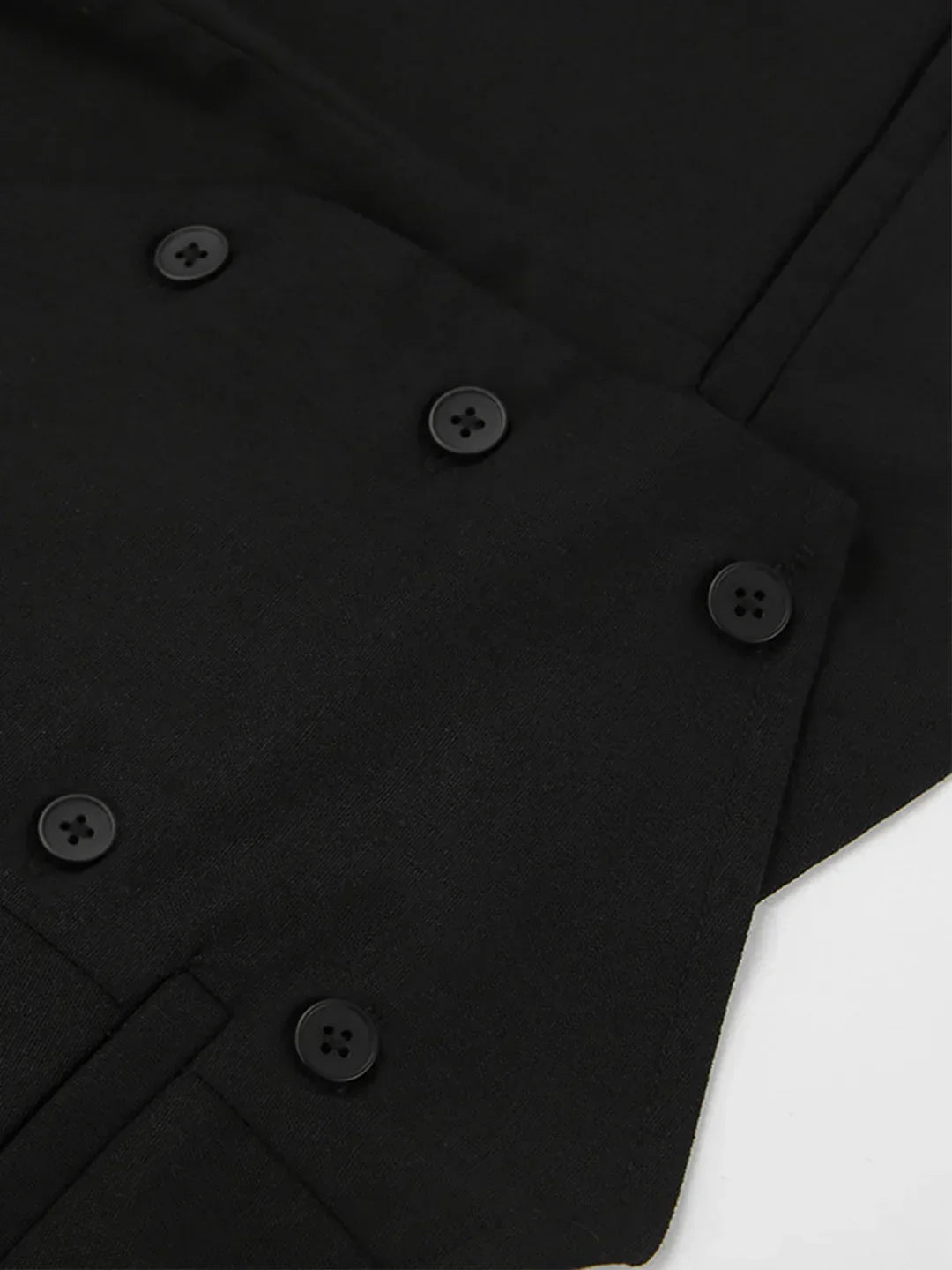 Minimalist Style Linen Vest & Pants Matching Set