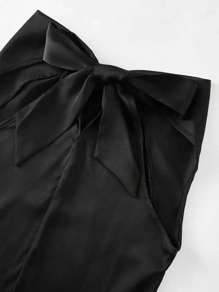 Always Elegant Halter Neck Backless Top