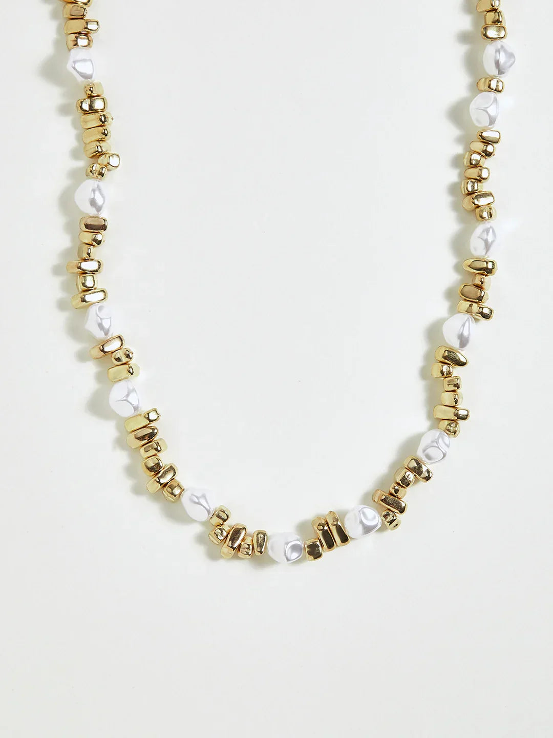 Delicate Pearl Gold Choker Necklace