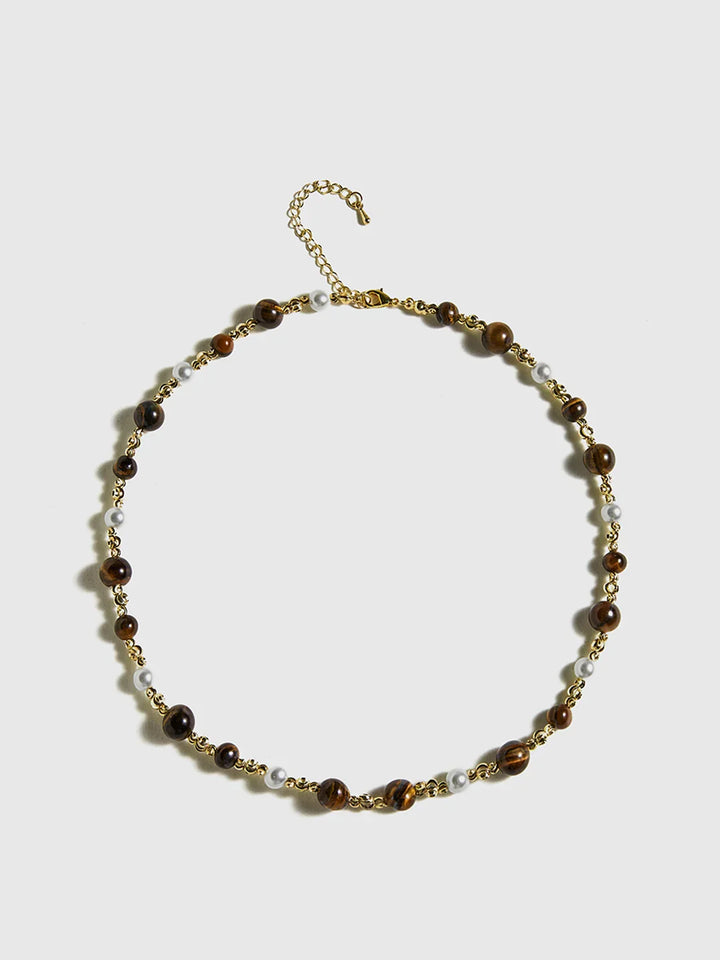 Earth-Tone Tiger Eye Choker