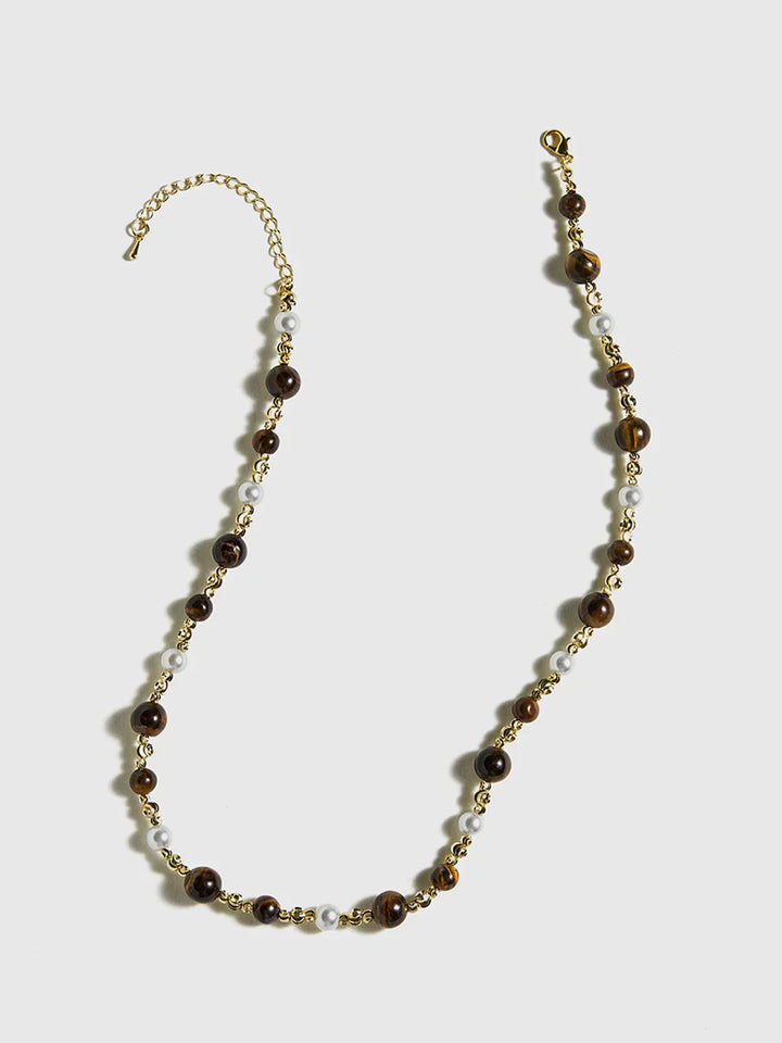 Earth-Tone Tiger Eye Choker