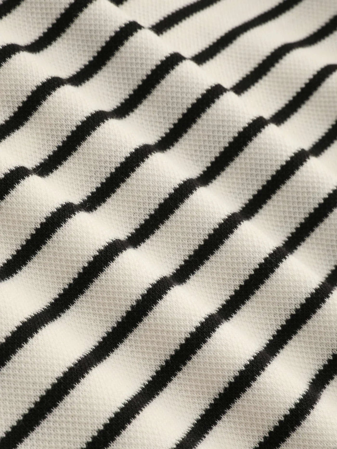 Sophisticated Stripe Breton Collared Pullover