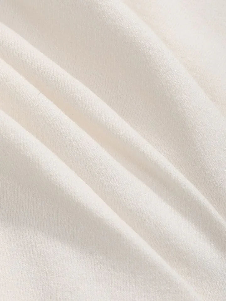 Casual Chic Solid Color Funnel Neck Blouse