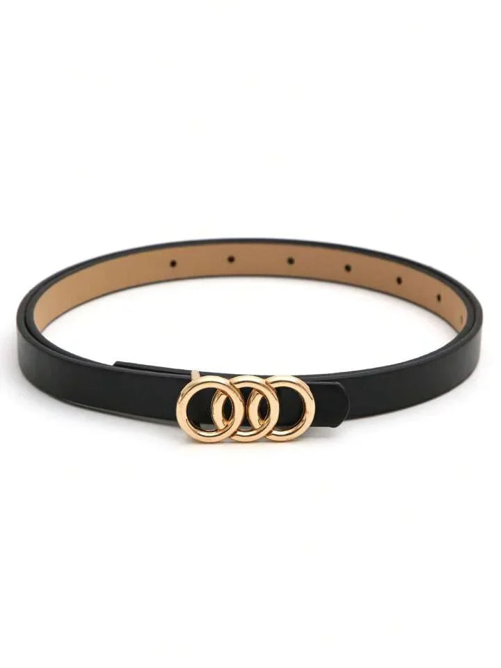 Triple Ring Minimalist Waist Belt