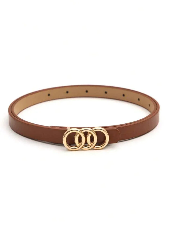 Triple Ring Minimalist Waist Belt