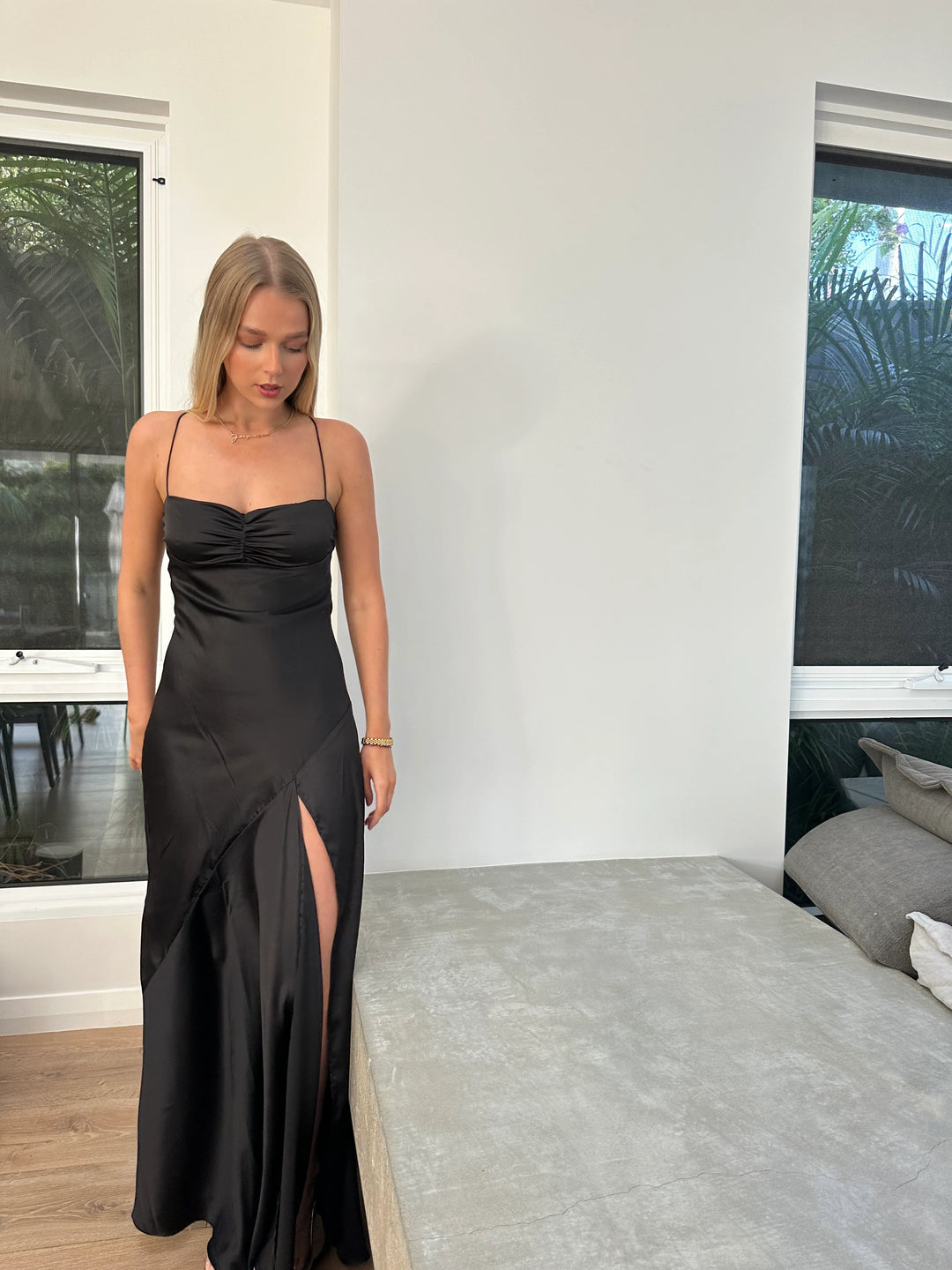 Delphina - Satin Gown