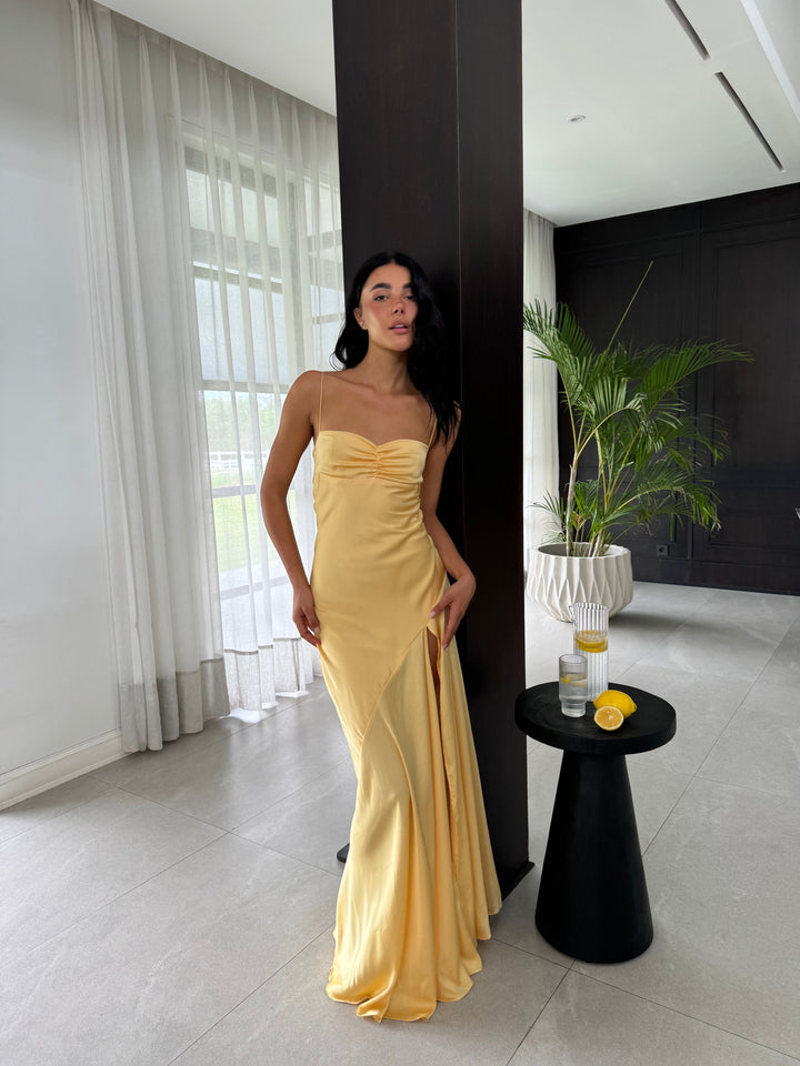 Delphina - Satin Gown