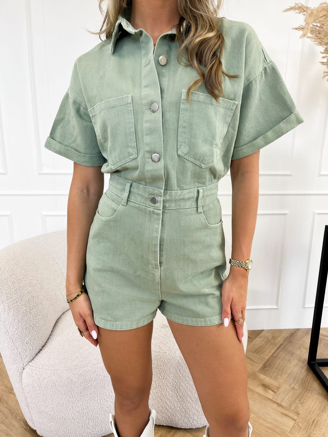 Rodeo Light Denim Jumpsuit