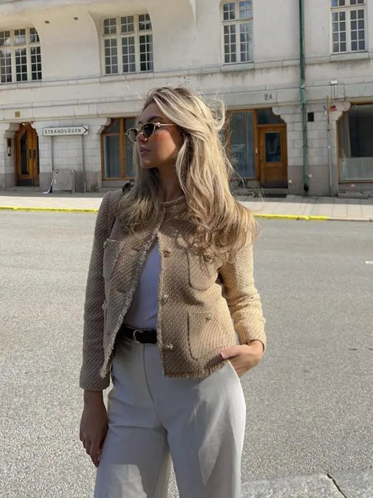 Camille Textured Tweed Jacket