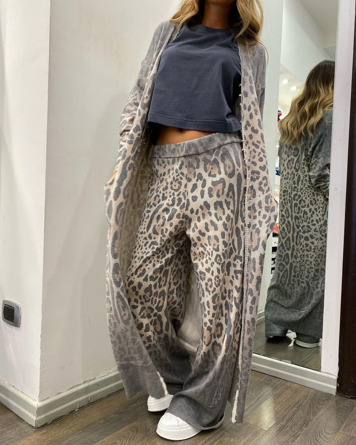 Savage Ease Knit Cardigan Set