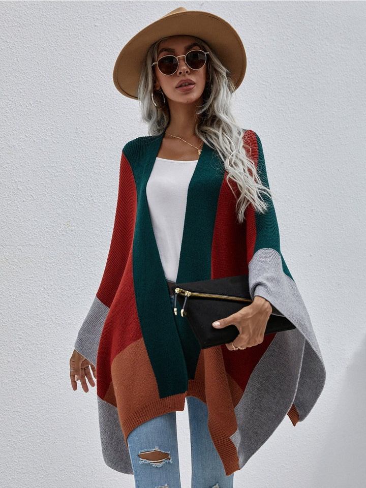 Sierra Trails Colourblock Long Cardigan