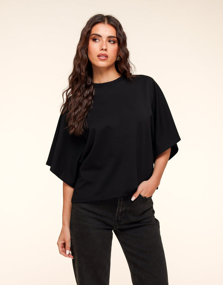 Zwarte Oversized SS - T-Shirt