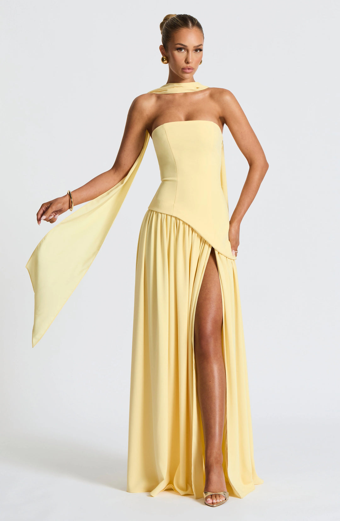 Maia - Strapless Maxi Dress