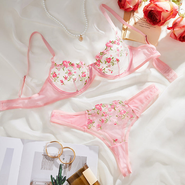 Seralith - Elegant Embroidered Lingerie Set