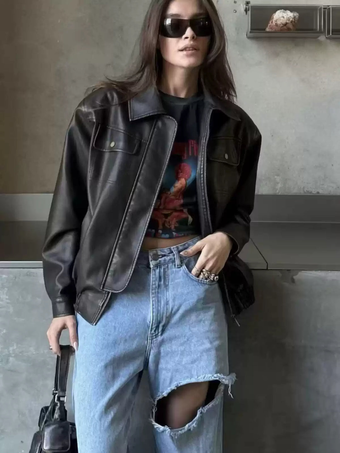 The Arden Vault Leather Jacket