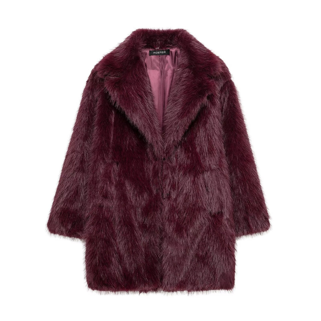 Celeste Faux Fur Coat