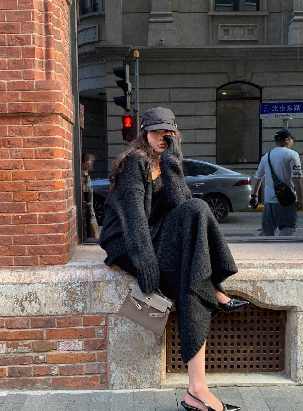 Noelle Soft Knit Sweater And Skirt Set