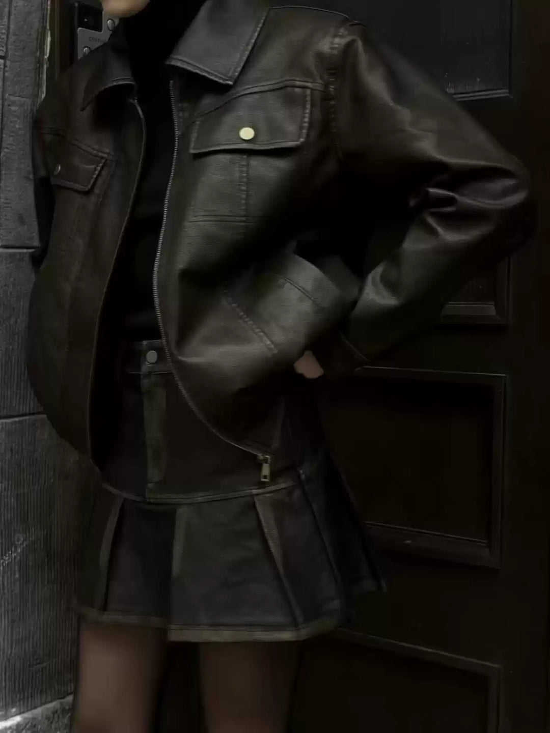 The Arden Vault Leather Jacket