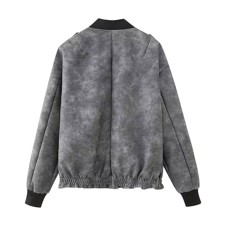 Camden Washed Leather Bomber