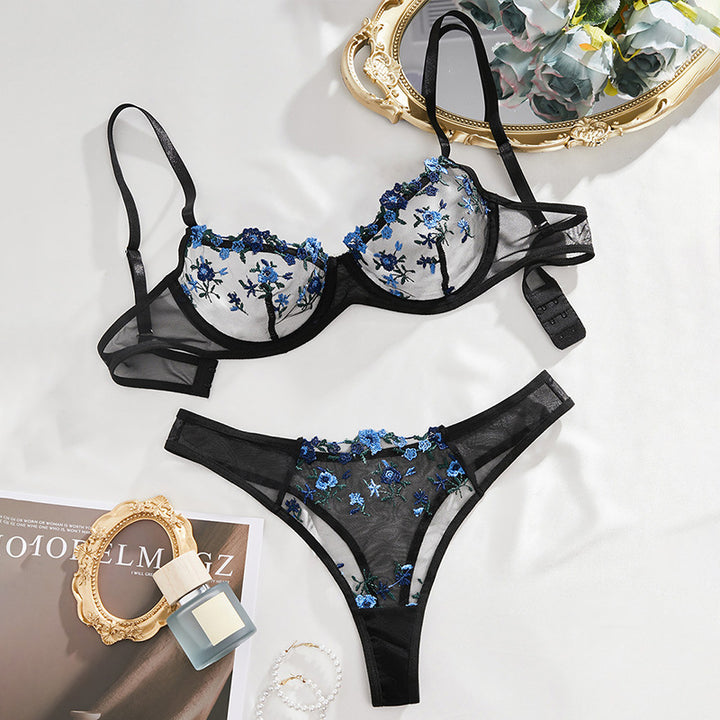 Seralith - Elegant Embroidered Lingerie Set