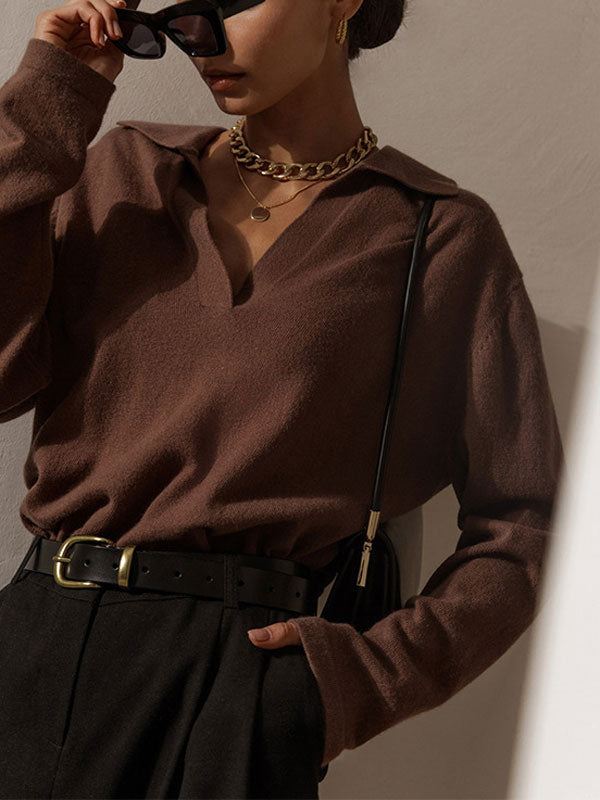 Auden Soft Knit Collared Jumper