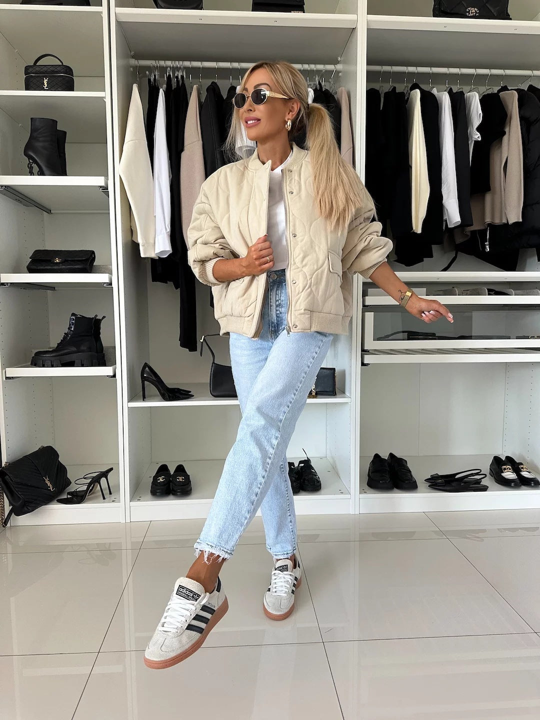 Stonefield Quilted Bomber Jacket