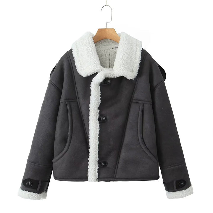 Sutton Shearling Aviator Jacket