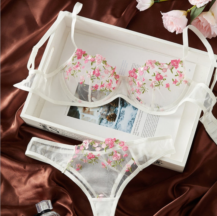 Seralith - Elegant Embroidered Lingerie Set