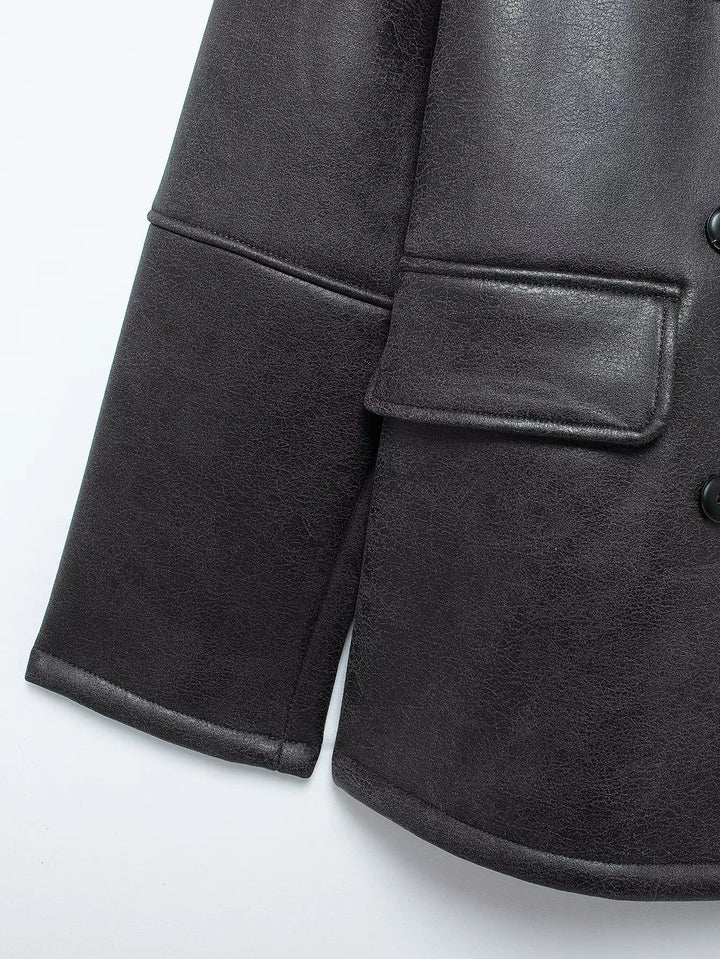 Alpine Affair Faux Shearling Coat