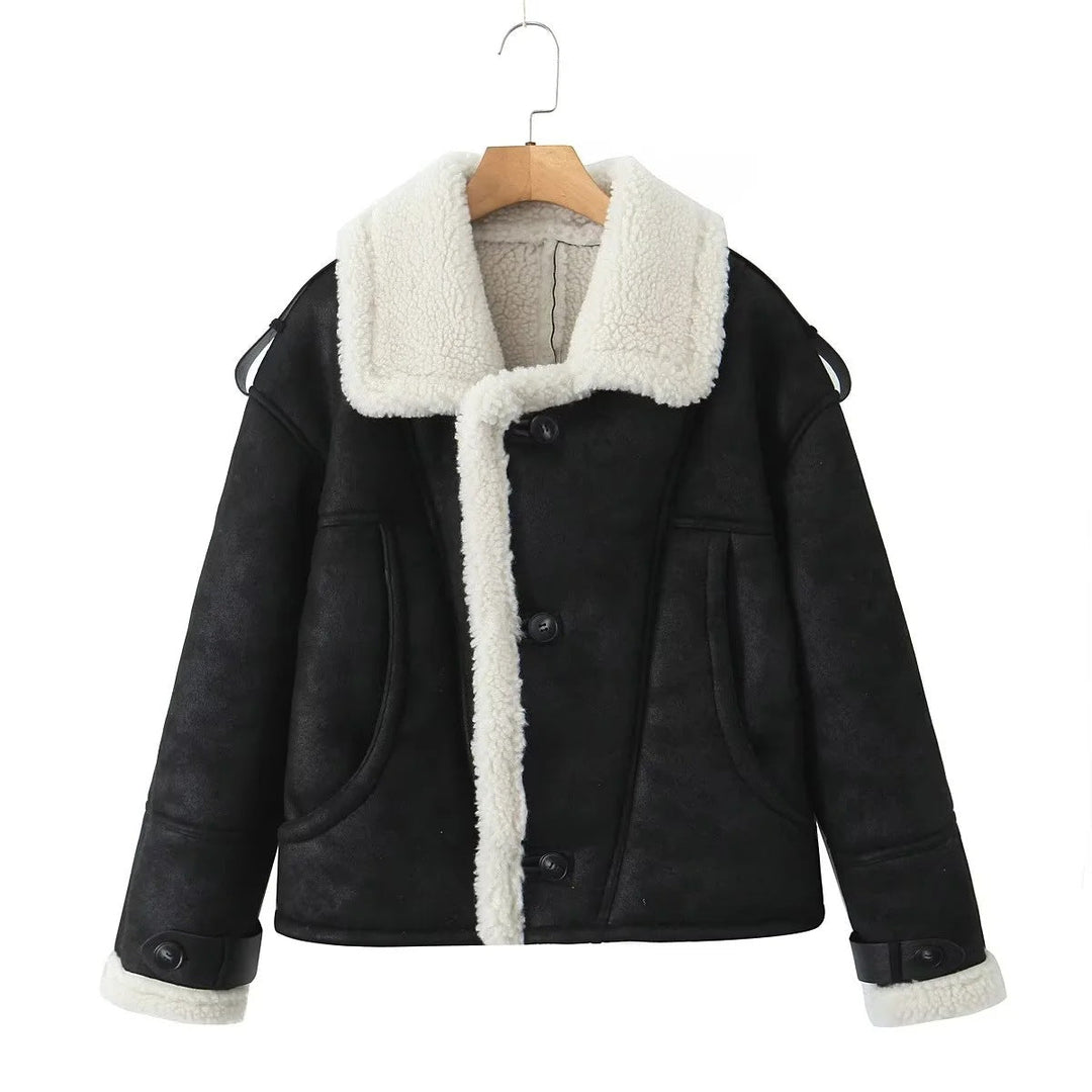 Sutton Shearling Aviator Jacket