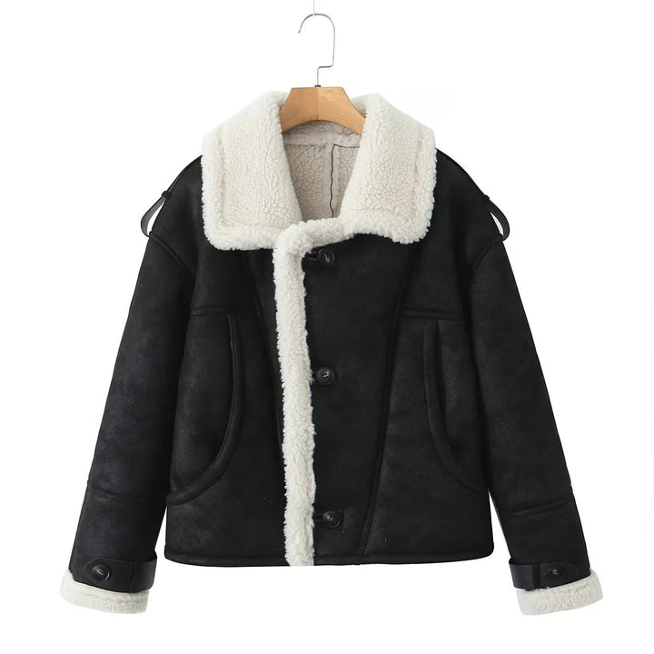 Sutton Shearling Aviator Jacket