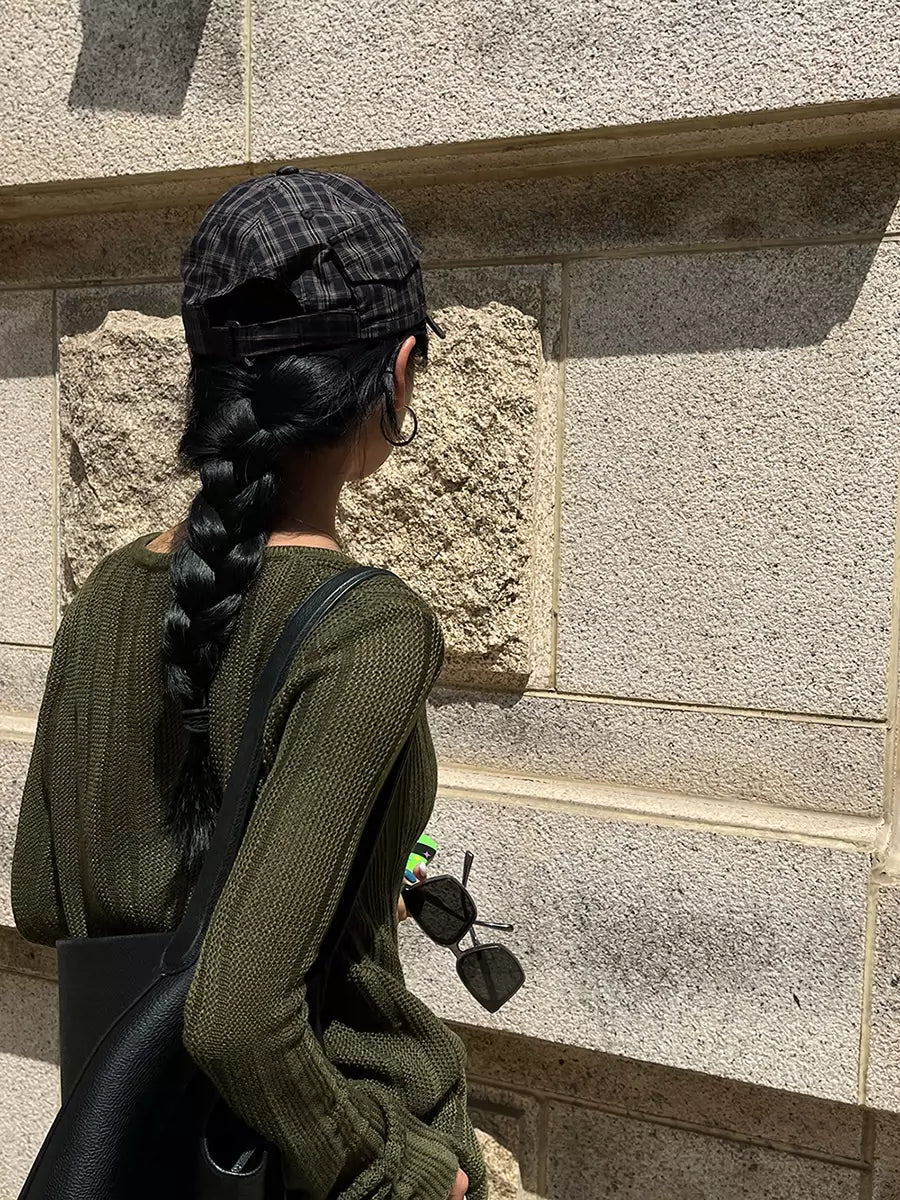 Sienna Raw-Edge Knit Top Sweater