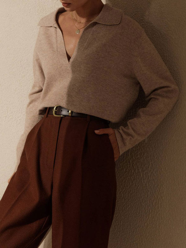 Auden Soft Knit Collared Jumper