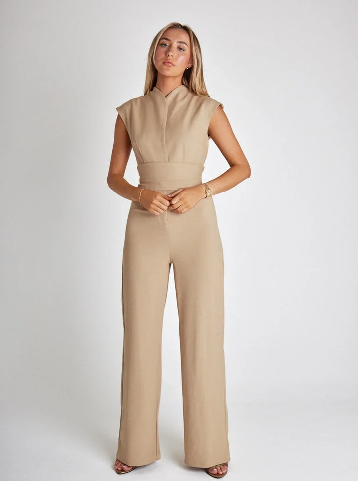 Sculpted Muse Tailored Jumpsuit