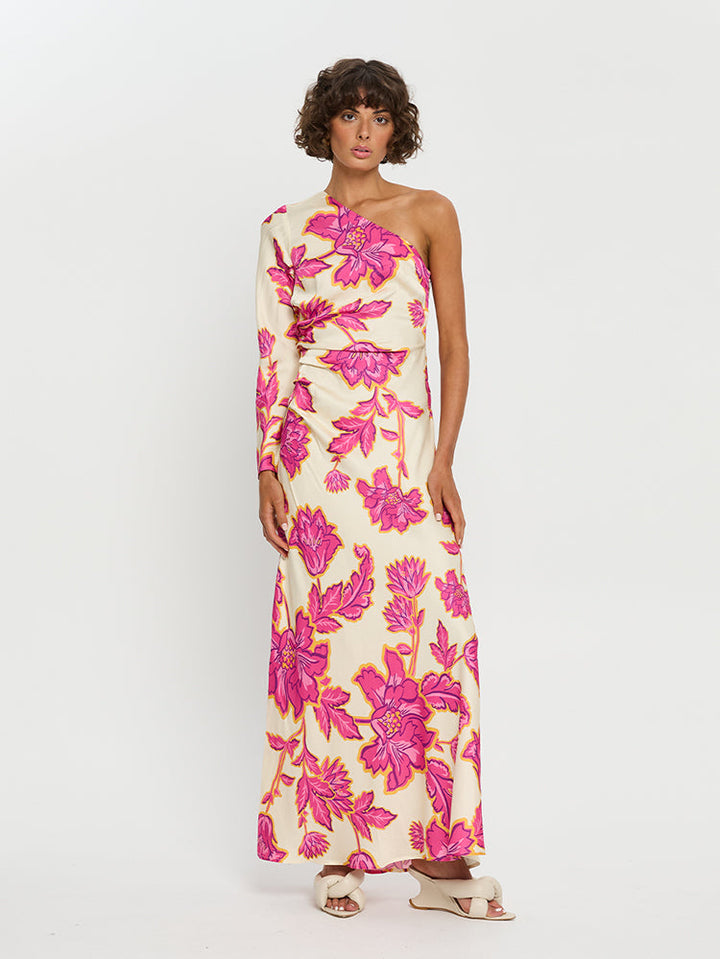 Lara - One-Sleeve Maxi Dress
