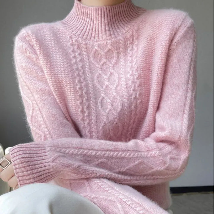 Rosecloud Cable Knit Jumper