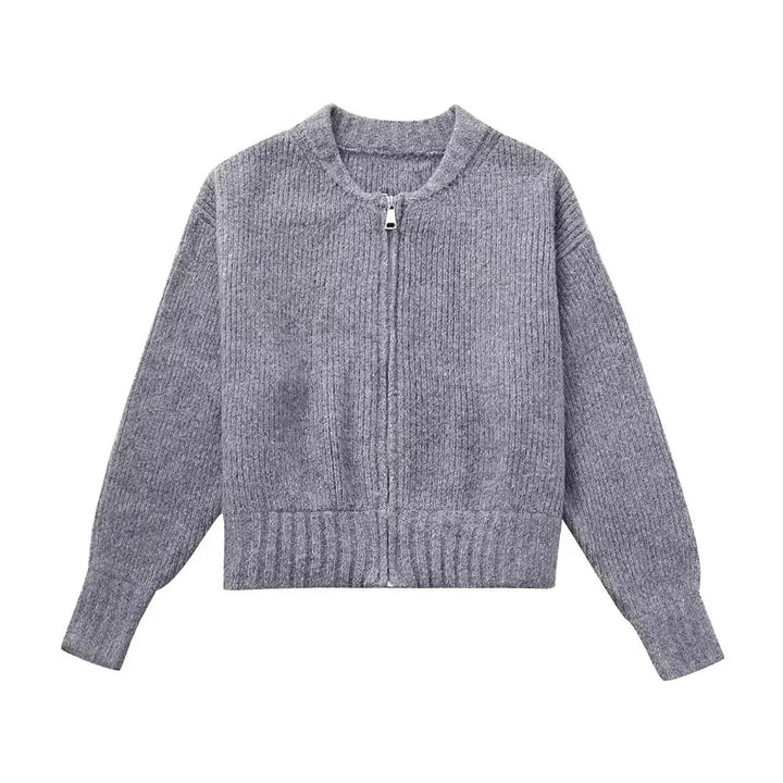 Sloane Ribbed Knit Bomber