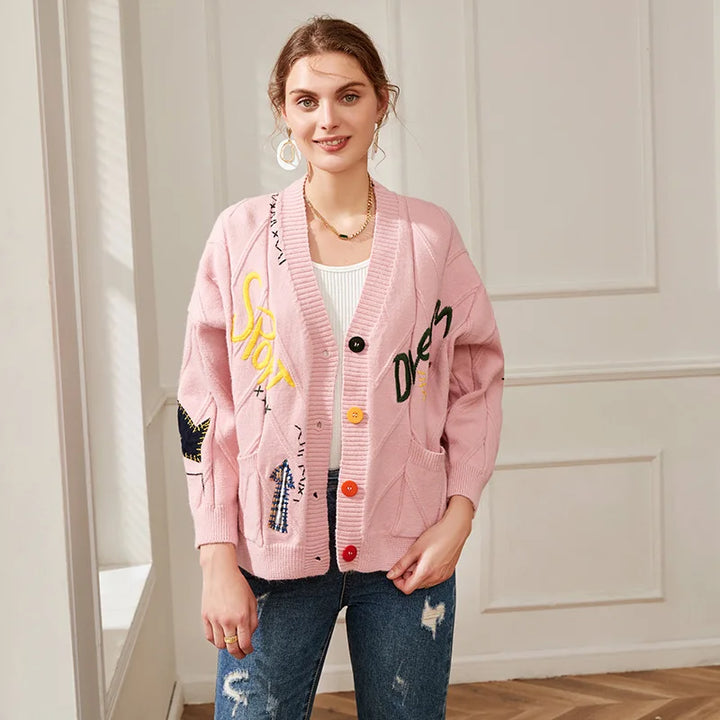 Harper Street Art Knit Cardigan