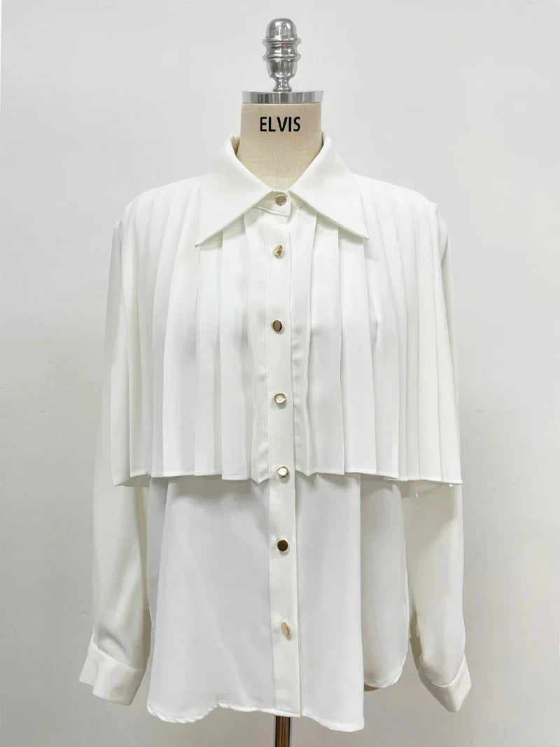 Vienna Pleated Detail Shirt