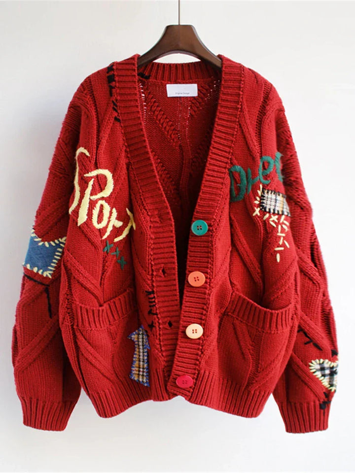 Harper Street Art Knit Cardigan