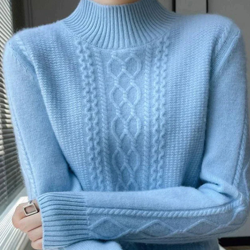 Rosecloud Cable Knit Jumper
