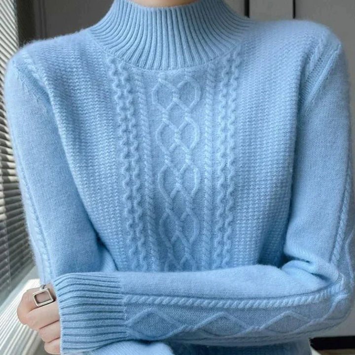 Rosecloud Cable Knit Jumper