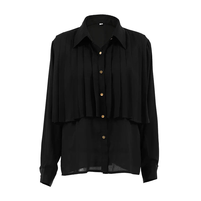 Vienna Pleated Detail Shirt