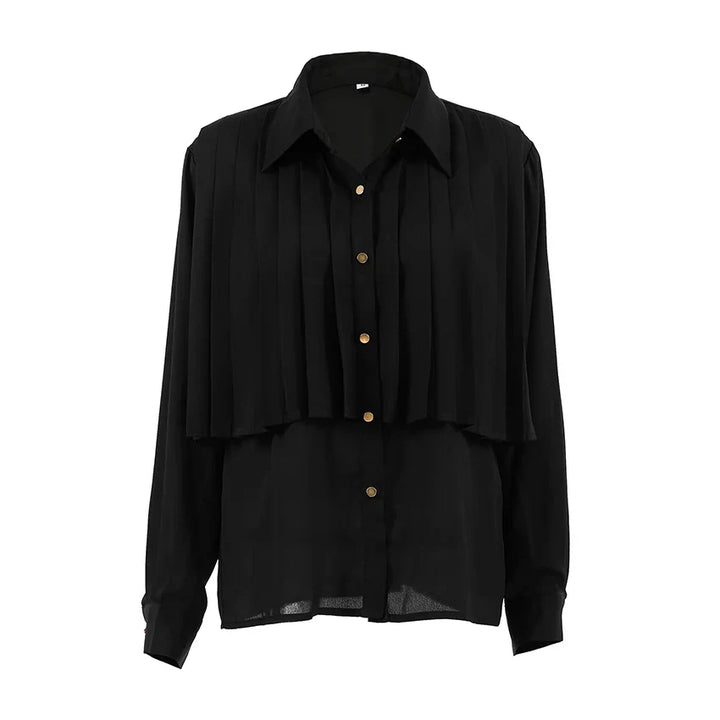 Vienna Pleated Detail Shirt