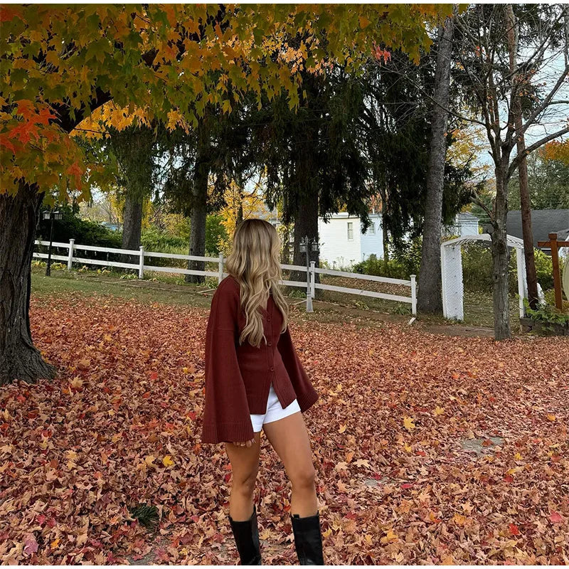 Maplewood Slouch Knit Cardigan