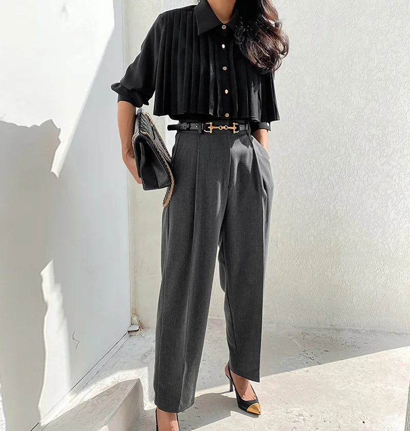 Vienna Pleated Detail Shirt